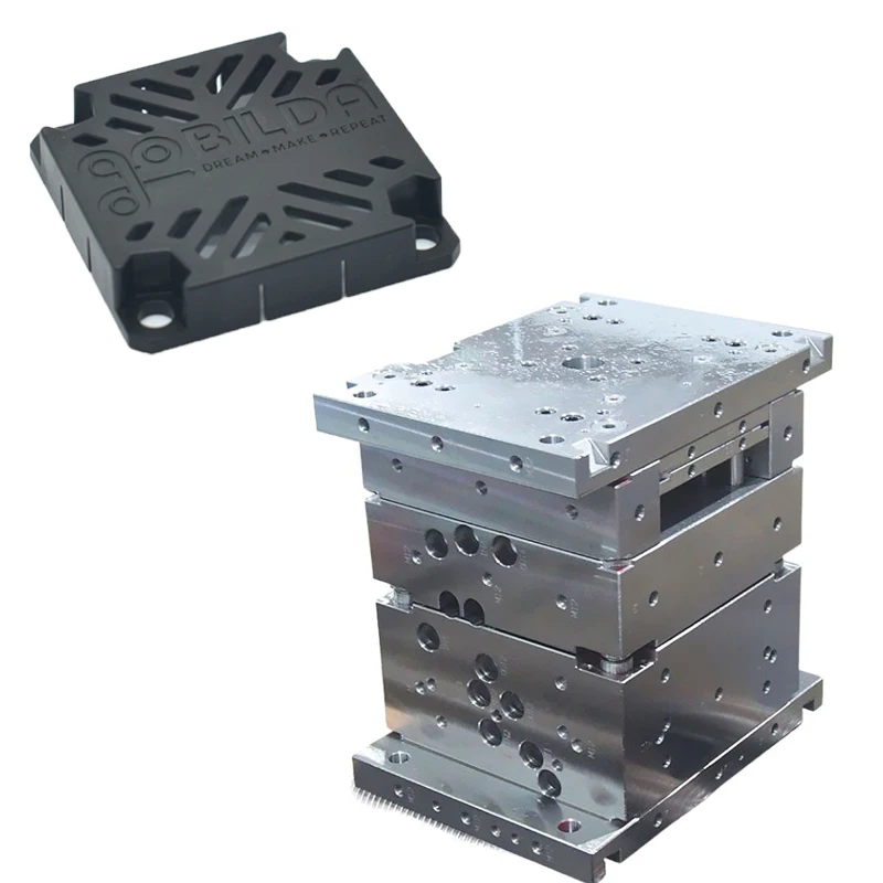 OEM Precision Injection Tooling mold plastic injection service for black electronic plate Professional Plastic Injection Mold