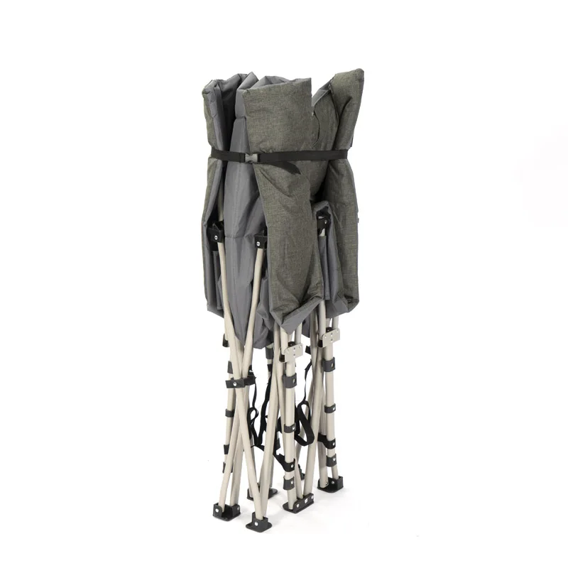 Hitree EN581 Multi-function Car Metal Cot Outdoor Portable Sleeping Rescue Stretchers Single Folding Camping Bed Fabric Foldable