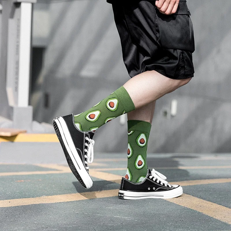 Quentin Good Quality  Unique Hip Hop Personality Creative Men Designer happy Funny skate Socks Dropshipping unisex