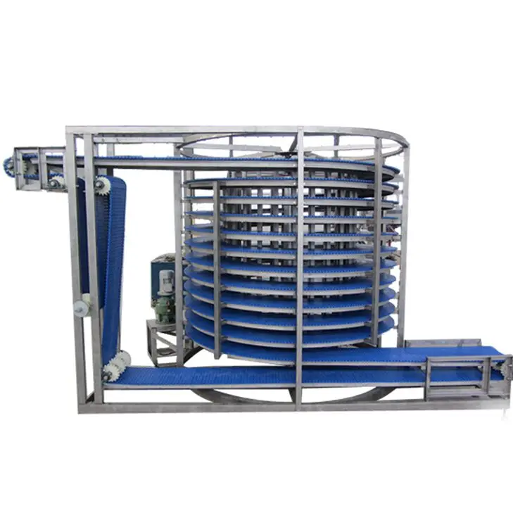 Оборудование для переработки пищевых продуктов, двойная спиральная морозильная машина, компрессор, морозильная камера