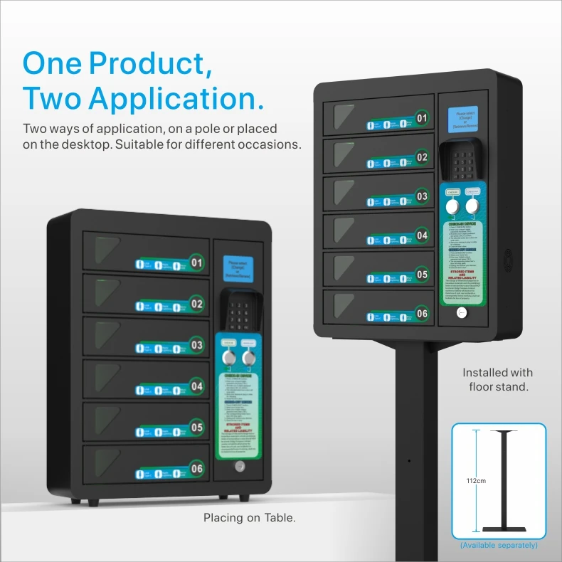 Multi-Language safes Sterilizer Pin Code Charging Locker