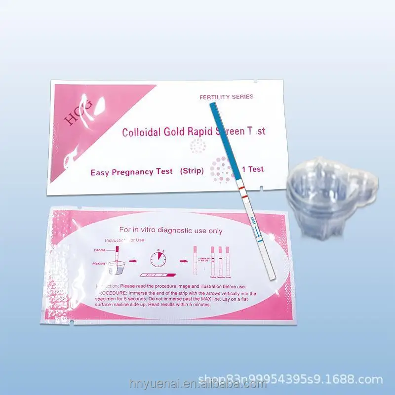 2024 Hot selling medical supplies high accurate medical disposable HCG rapid diagnostic test for home use