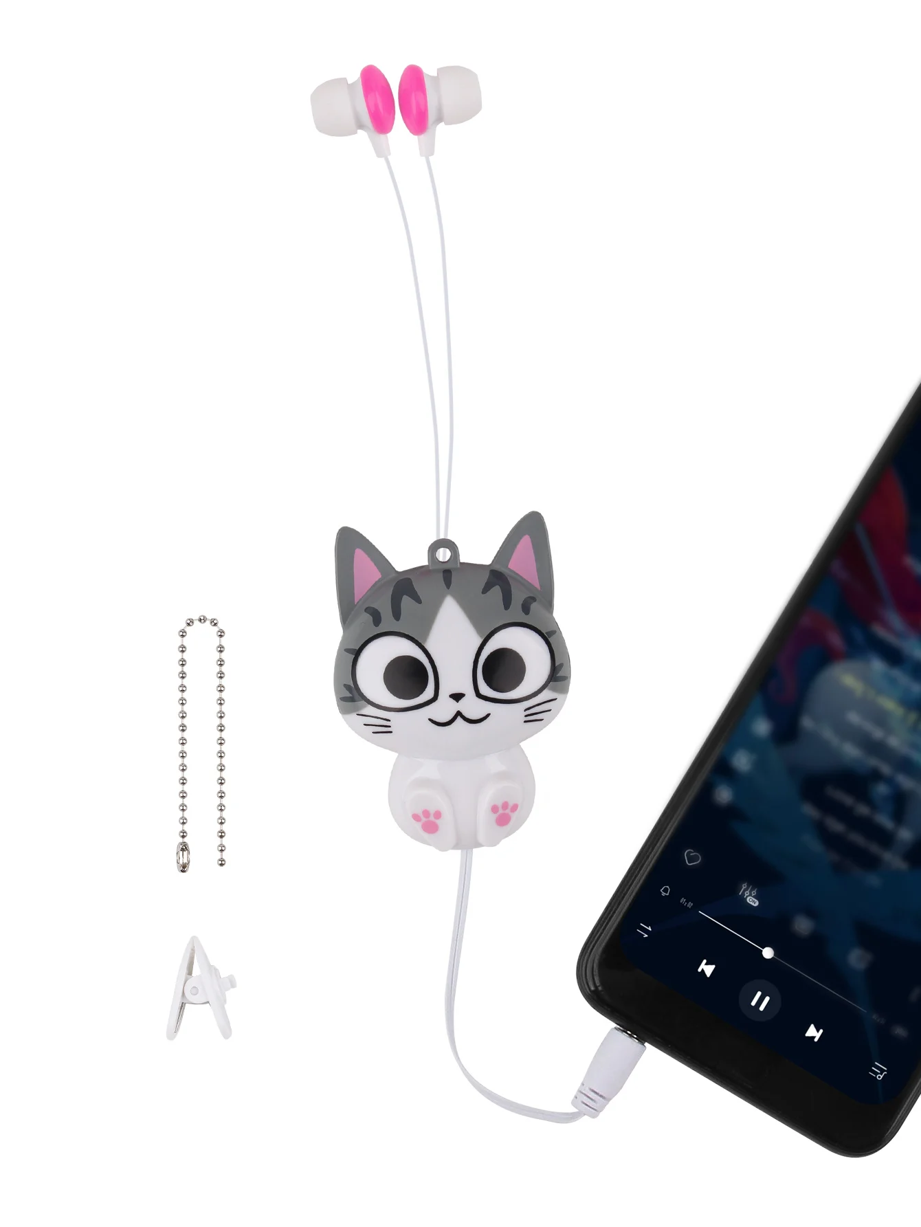 2022 new arrivals electronics Cartoon earphones Retractable Headphones kawaii for kids
