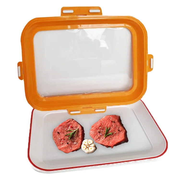 Многоразовая прочная герметичная конструкция вверх дном из пищевого материала, лоток для хранения пищевых продуктов