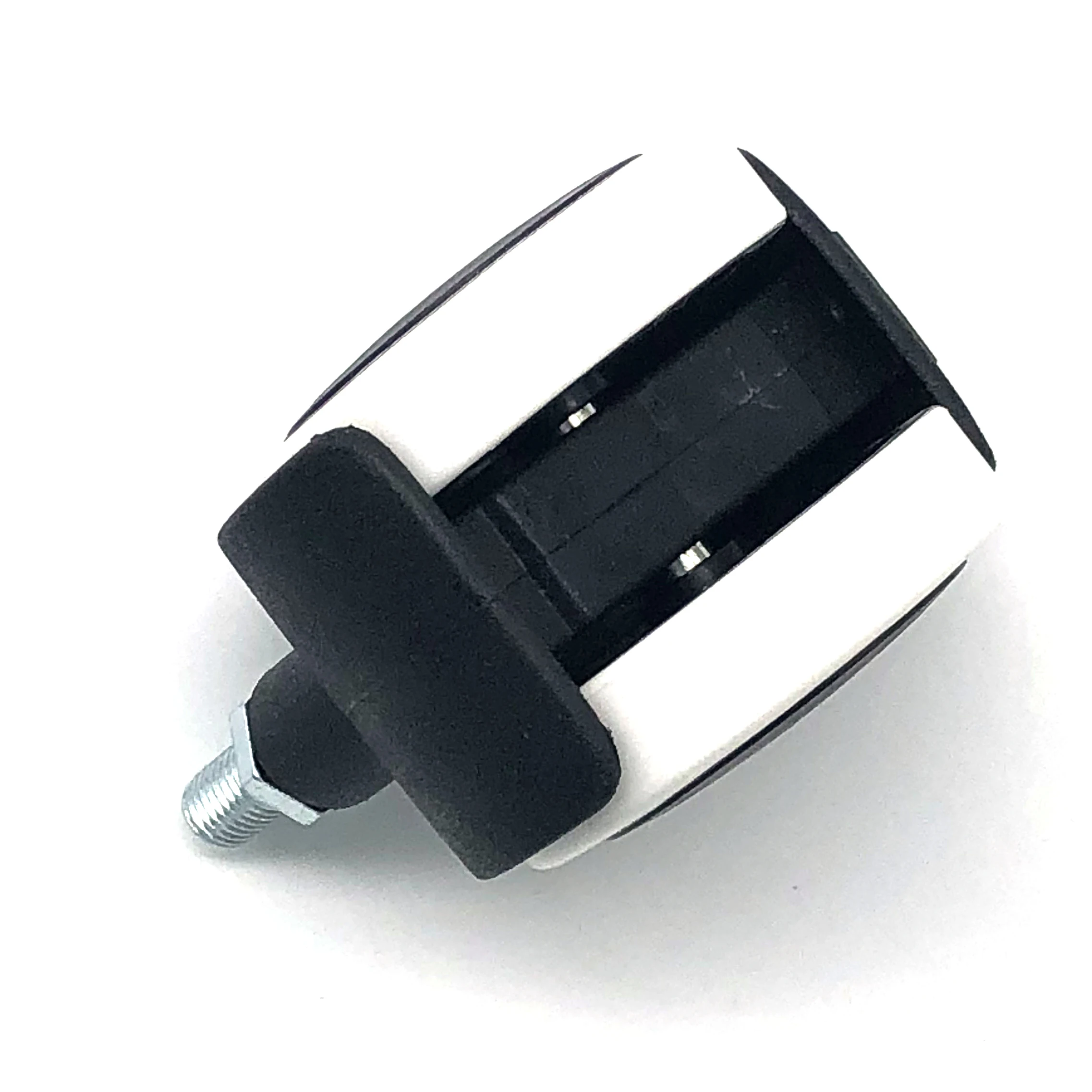 50mm Chair Caster 2 inch Black Twin Wheels Castor with stem