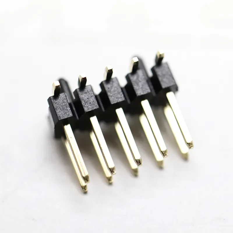 Custom pitch 2.0mm height 1.0mm 1.5mm 2.0mm positions 2-40pin PIN Header dual row  SMT with locating post Connector for PCB