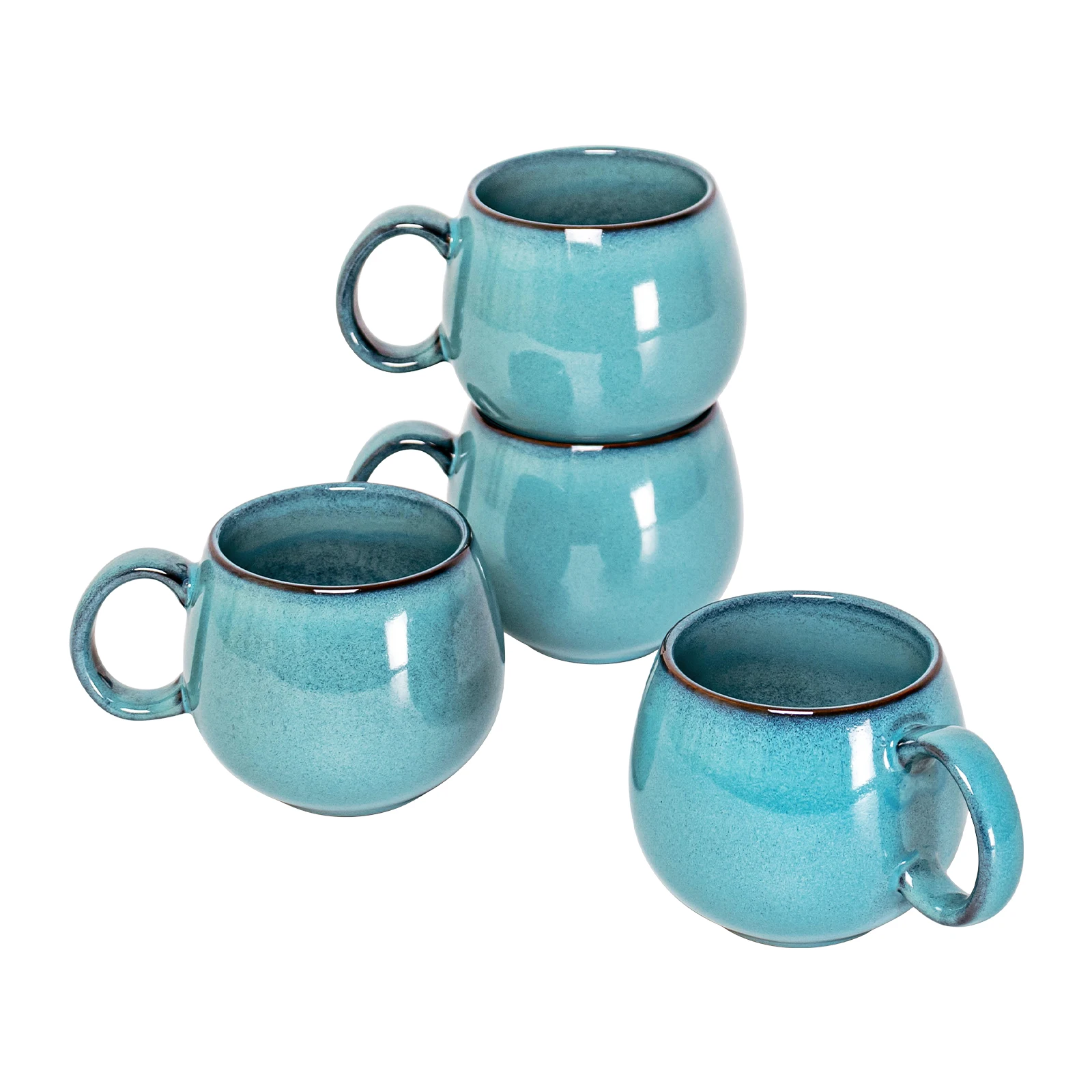 2022 New Design UNICASA Reactive Glaze Coffee Mug Ceramic 16oz Mugs Fine Porcelain Coffee Mug With High Quality