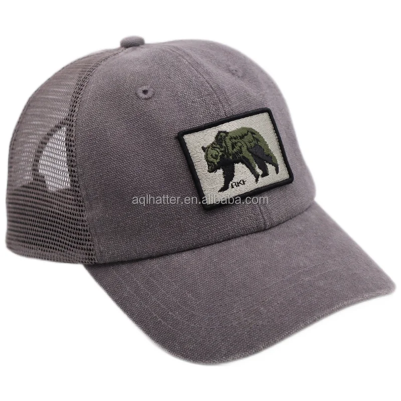 Высококачественная мягкая парусиновая хлопковая 6-панельная Кепка для дальнобойщика с вышивкой патч для папы дальнобойщика на заказ