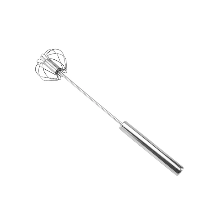 Kitchen Semi-Automatic Stainless Steel Hand Blender Hand Whisk Mixer Manual Egg Whisk Stainless Steel Whisks