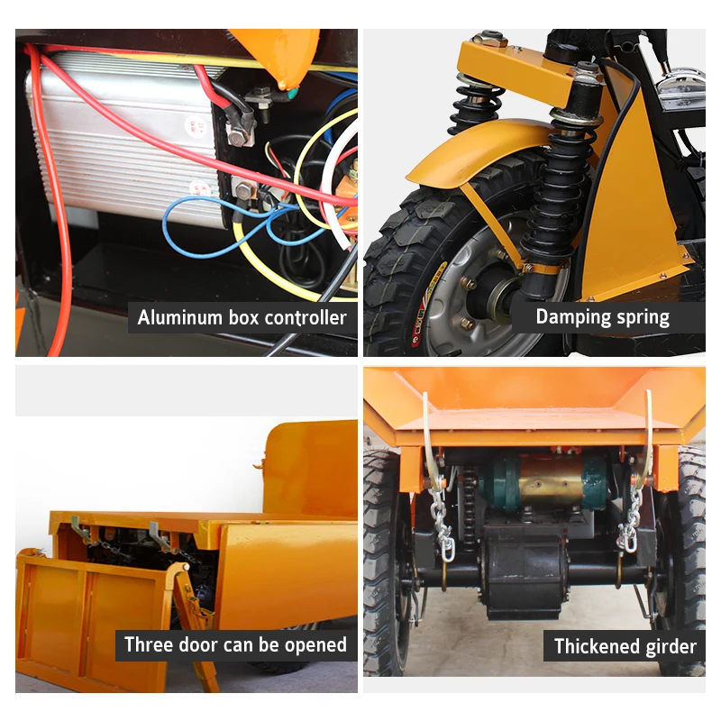 Industrial Construction Wheel Barrow Motorized Wheelbarrow Motor Agriculture Electric Small Concrete Buggy Wheelbarrow