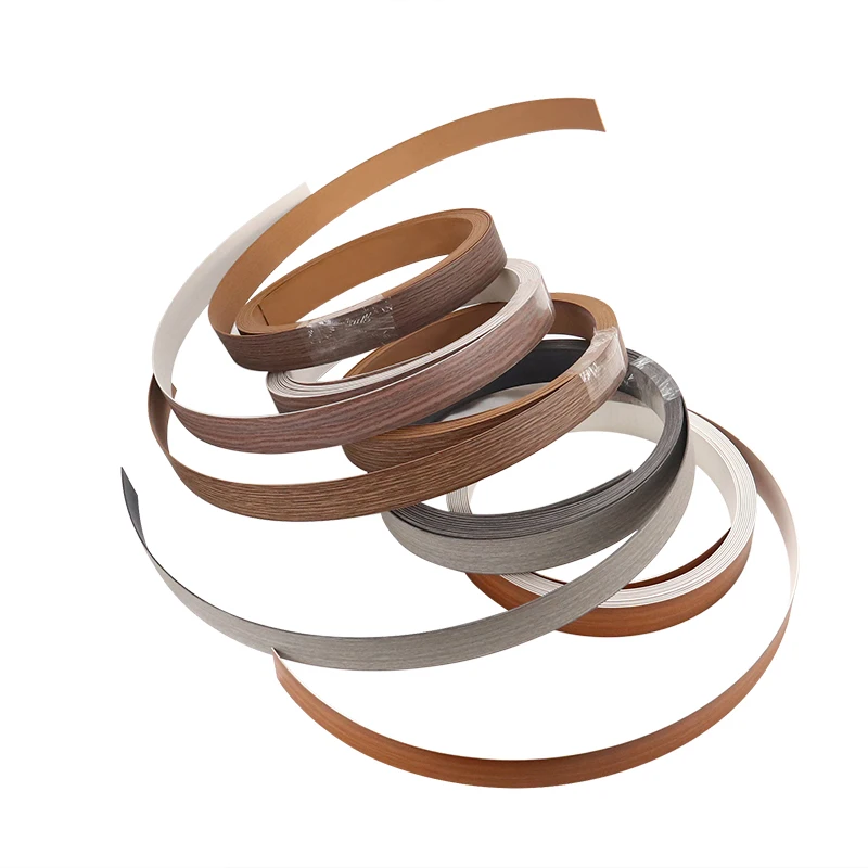 Age Resistant Edge Tape High Quality Flexible Wood Grain 1*19 mm Pvc Edge Banding for Table