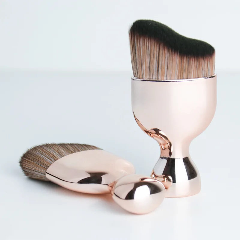 Slanted Foundation Brush for Liquid Mask Kabuki Brush Perfect for Liquid, Cream and Powder-Buffing, Blending, Face Brush
