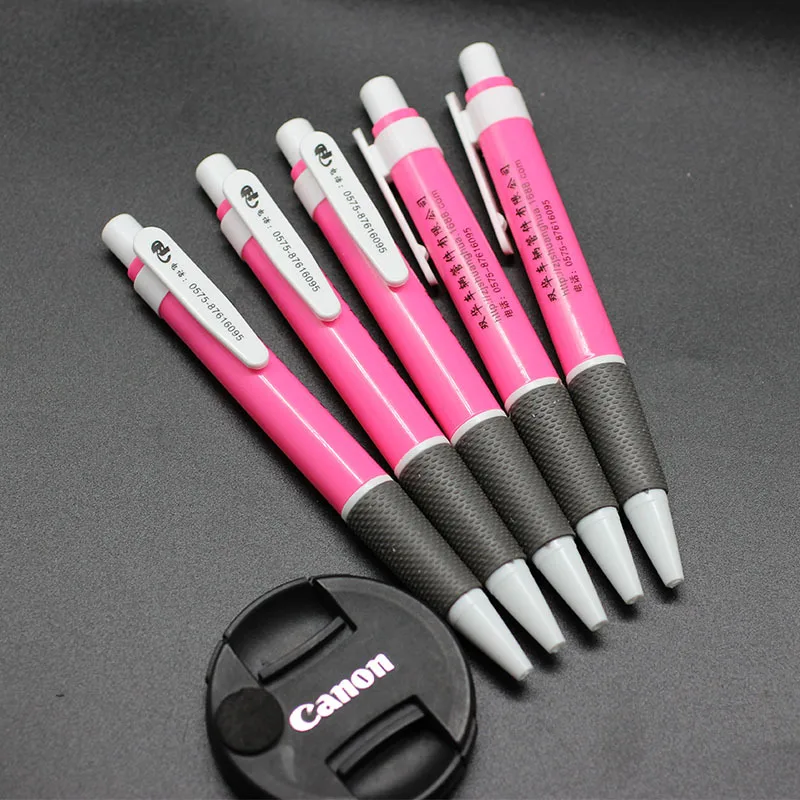 Customized  Multi-colored Plastic Ball-point Pen with QR code and Logo Customized