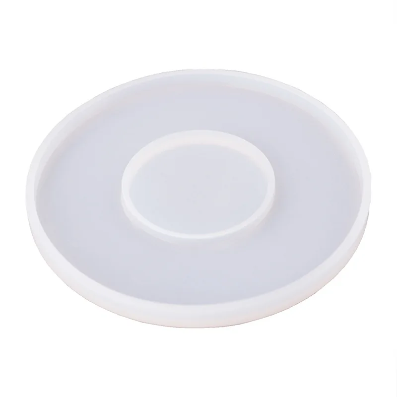 
Environmentally-friendly DIY Epoxy Resin Luminous Coaster Cover Box CD Tea Coaster Disc Mirror Mold Silicone Resin 