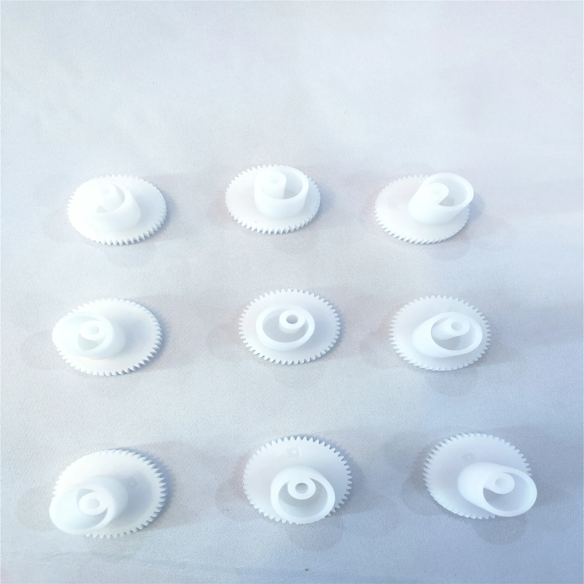 
Plastic gear manufacturer POM plastic skewed gear custom plastic gear 