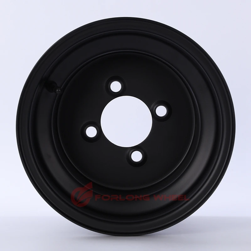 FORLONG chinese 10inch 4x110 offroad steel silver Black 7.00X10 utv rims