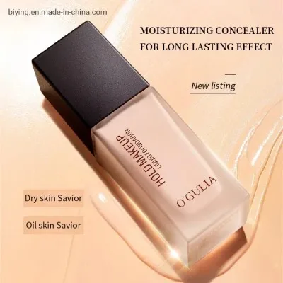 Private Label Cosmetics Face Waterproof Full Coverage Concealer Brightening Makeup Liquid Foundation