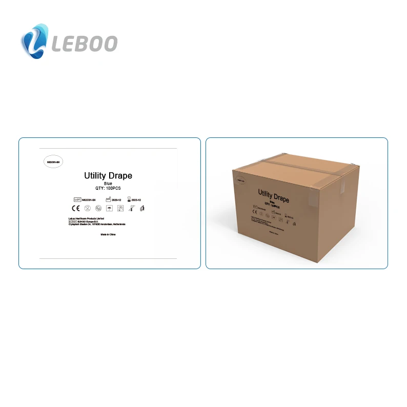 Высококачественные одноразовые медицинские хирургические аксессуары Leboo CE ISO хирургическая драпировка с клейкой стороной