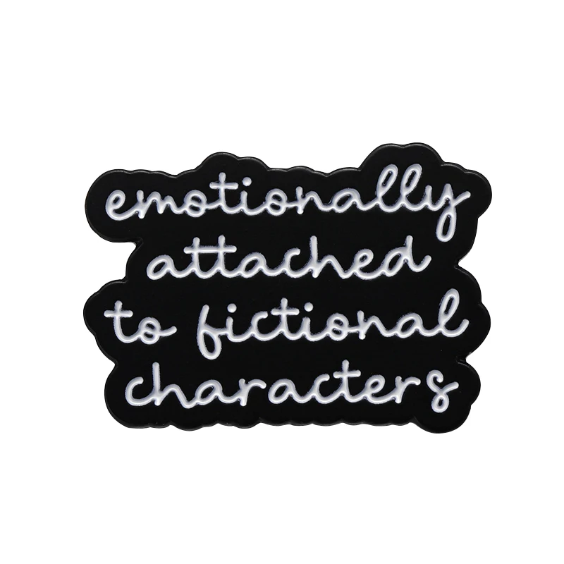 Literary Embrace Enamel Pins Fictional Characters Brooches Lapel Badge for Reading Enthusiasts