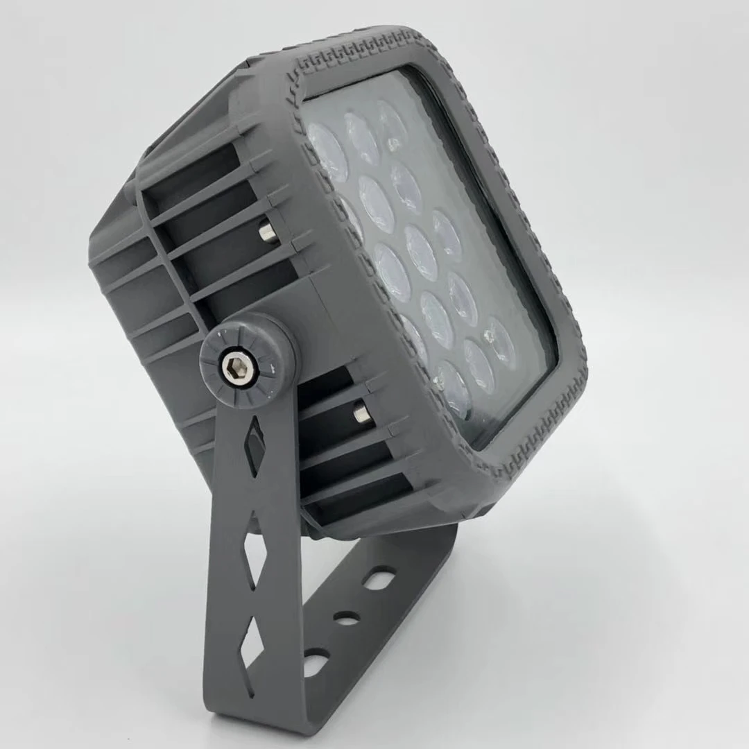 Outdoor landscape ip67 Waterproof RGB color changing spot lamp stadium exterior external controller led flood light