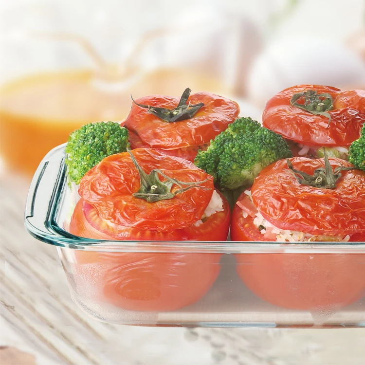 
KGG Mijotex Bakeware Glass Baking Pan Rectangle Baking Dishes Hot Sell Baking Borosilicate Glass Baking Dish Pyrex Glass 