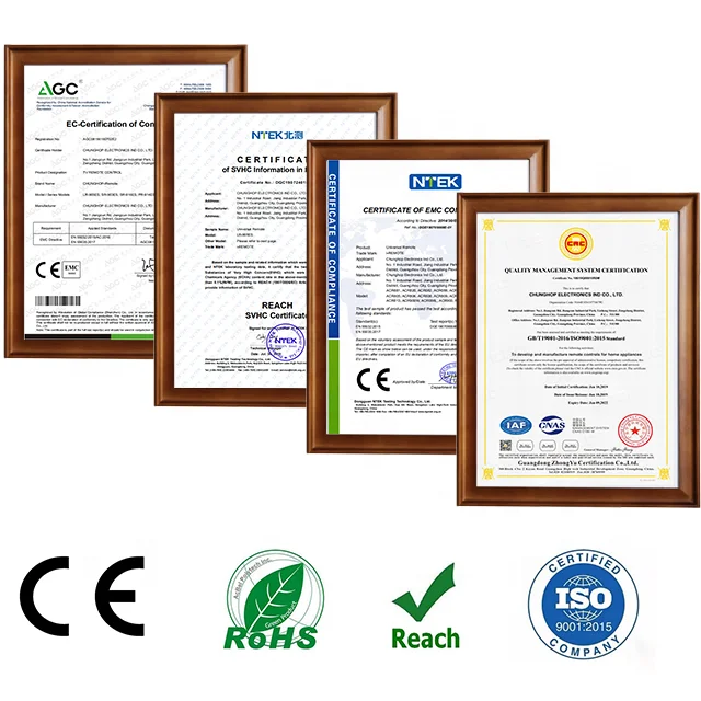 Chunghop E93 Big Panel Design Combination TV SAT DVD 3 in 1 Smart Universal IR Remote Control