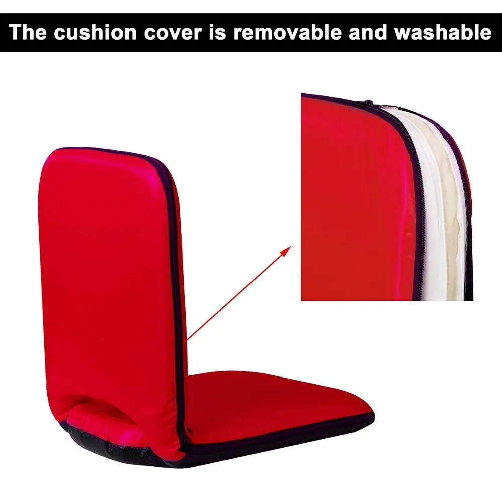 Geeksofa Multi-angle Folding Sleeper Bed Couch Floor Recliner Chair Leisure Chair Japanese Tatami Adjustable Elegant Modern