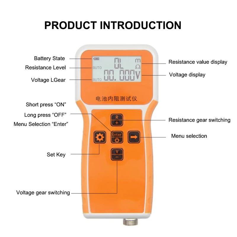 RC3563 Battery Internal Resistance Tester Internal Resistance Detector Lithium Nickel Chrome Battery analyzer True Four-wire AC
