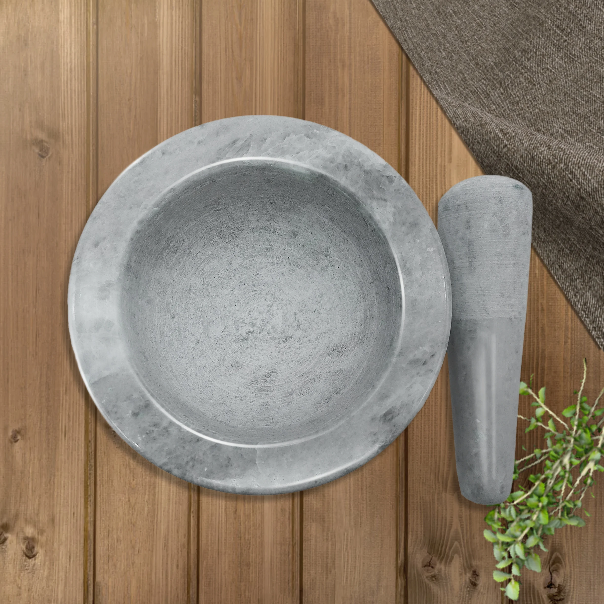 Best Price natural white marble mortar and pestle stone molcajete