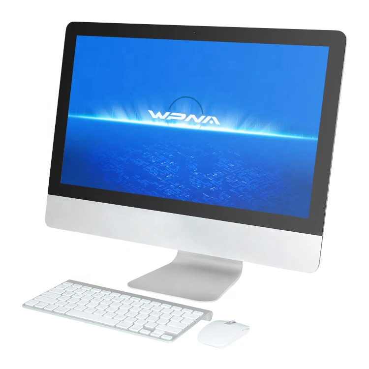 23.8inch Led Monoblock Computer Ips 1920*1080 Hd Core I3 I5 I7 Cpu Memory 4g 8g 16g Aio Pc Barebone All In One Desktop