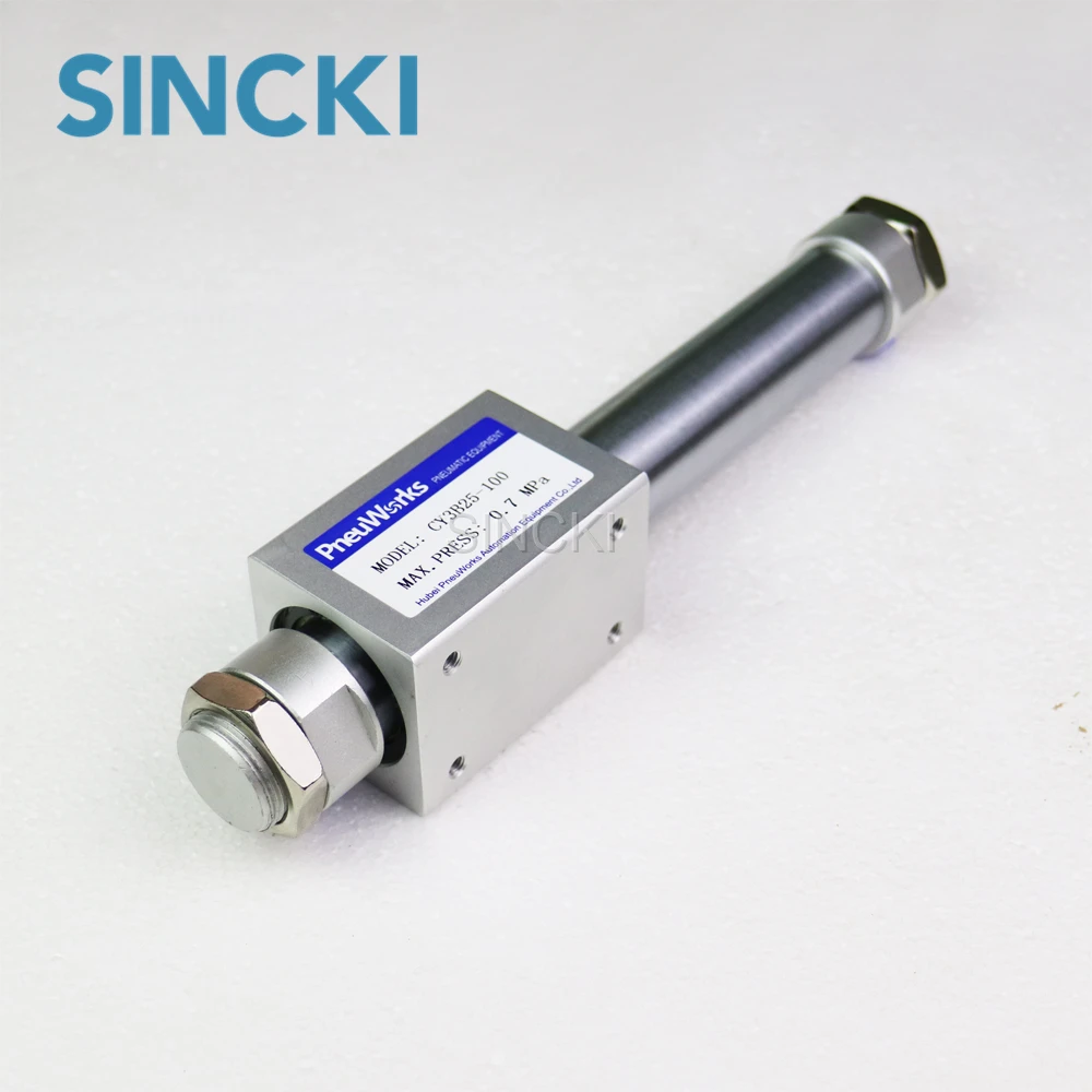 SMC Type CY3B 6 mm Bore Size Pneumatic Double Acting Rodless Cylinder