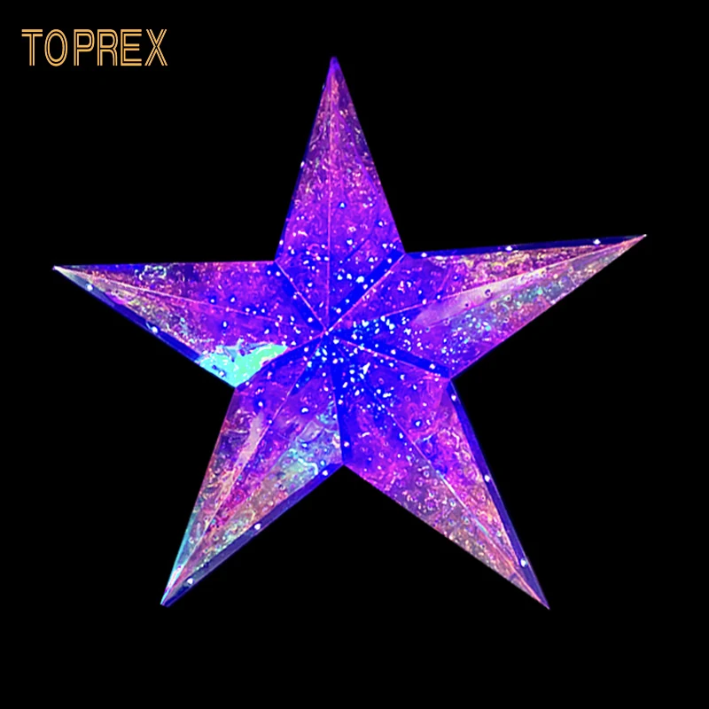 Декор TOPREX украшение для рождественской елки Звездный фонарь подвесной светильник декоративный