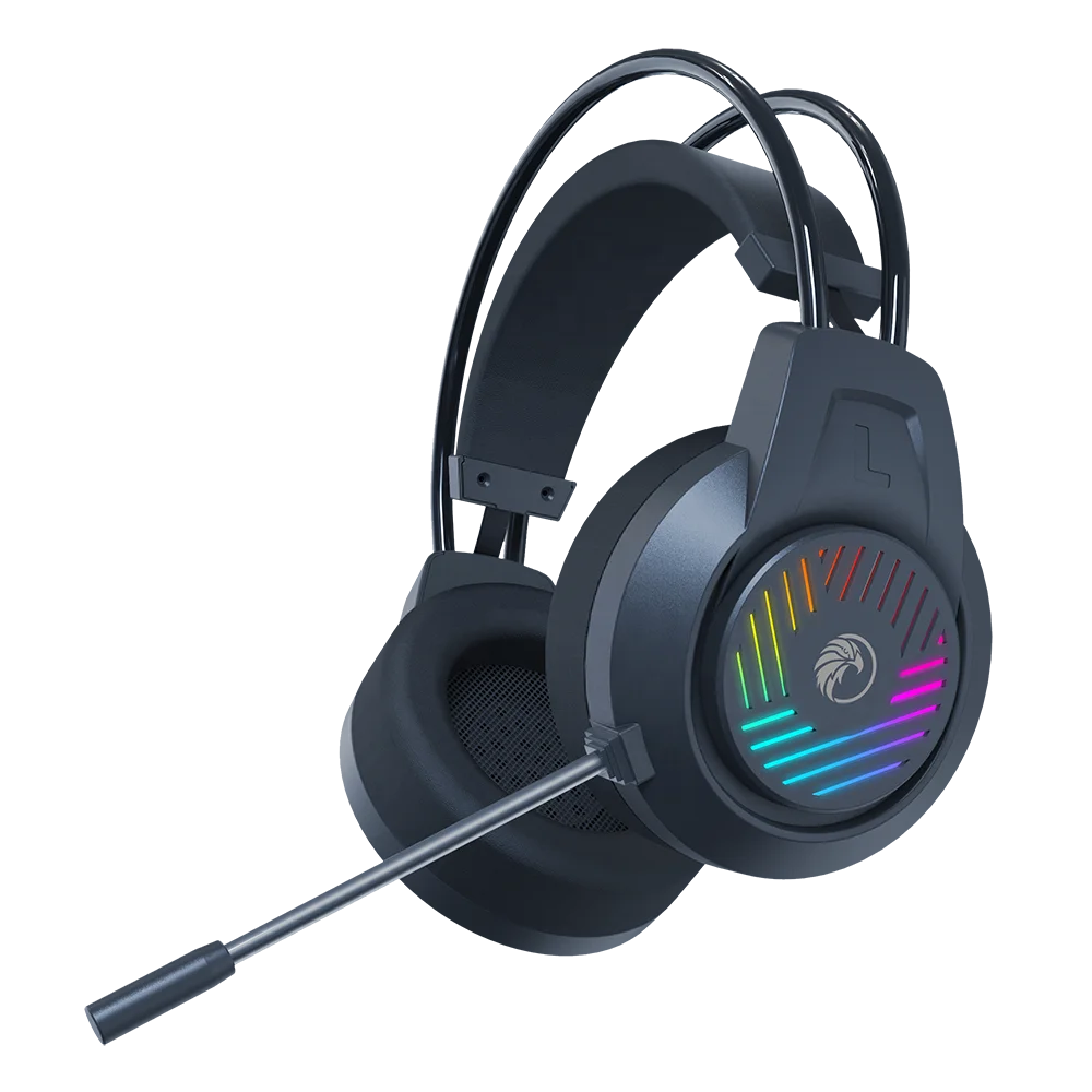 Gaming Headset Gamer 7.1 Surround Sound USB 3.5mm Wired RGB Light Game Headphones with Microphone for Tablet PC