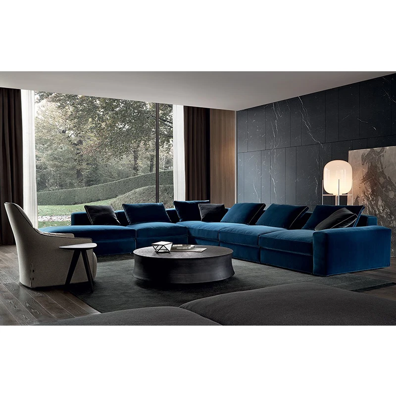 Cheap Living Room Sofa Furniture l Shape Sofa