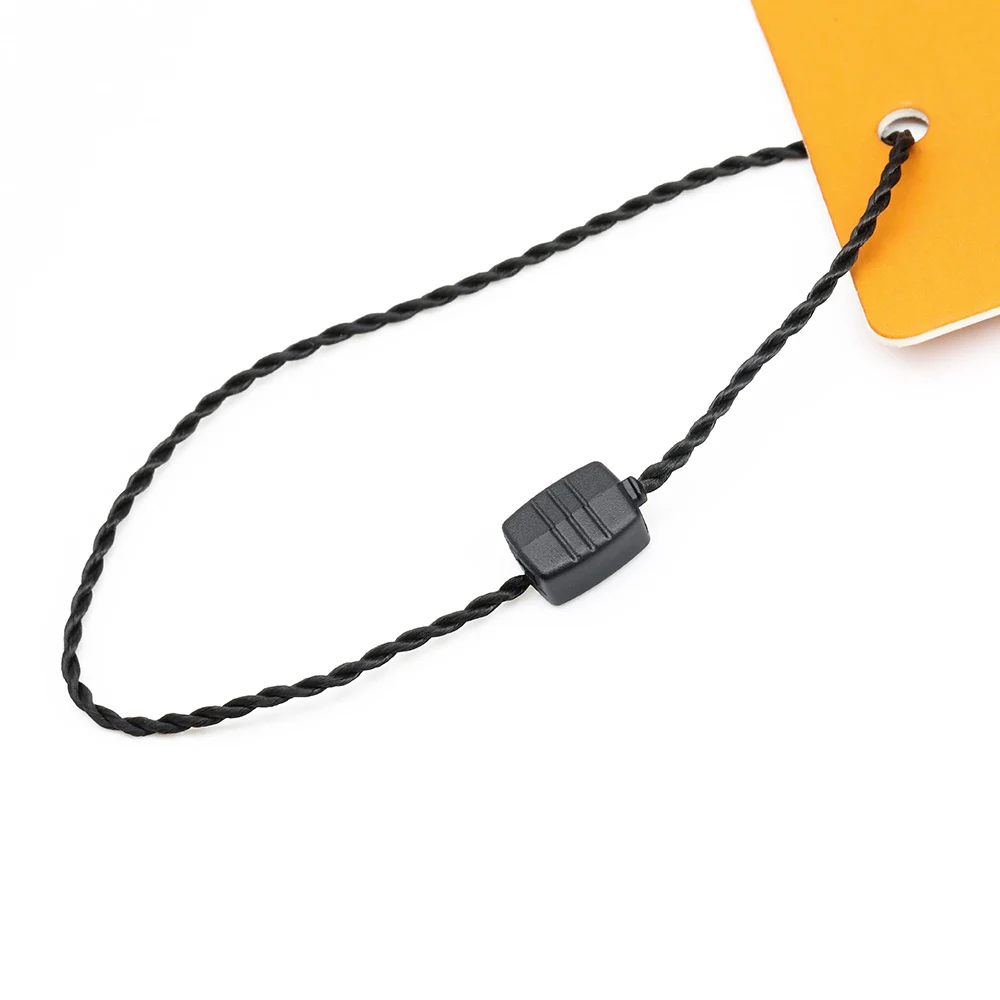 High-quality garments clothing label logo tag fastener apparel tag rope string seal