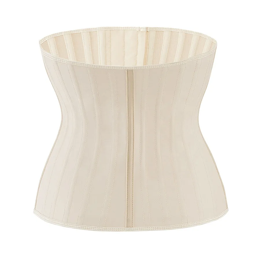 Glitter Latex Waist Trainer 25 Steel Boned Women Binders Shapers Corset Modeling Strap Body Shaper Slimming Colombian Belts