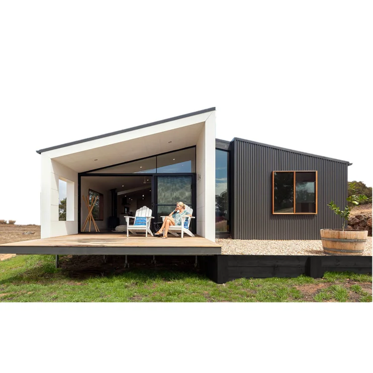 China Move free 2 bedroom container homes Luxury Long Service Life Light Steel Frame House Villa for Sale