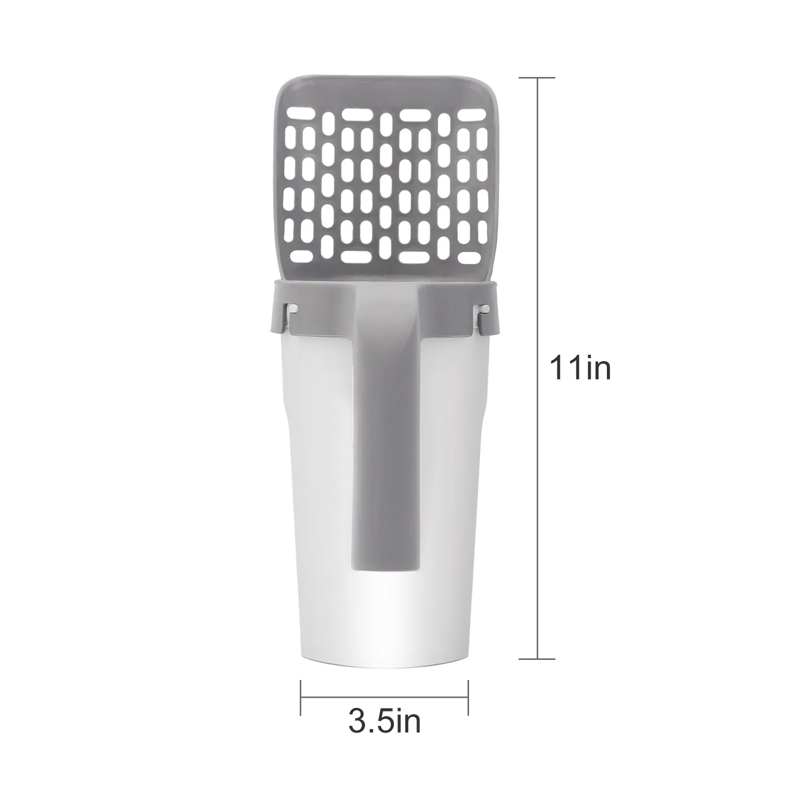 New Arrival Professional Disposal System Cat Litter Scoop with Bags Deep Cat Litter Shovel with Waste Container