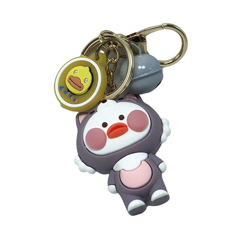 Anime Doll Key Chain Small Bell Charms Factory Best Seller Custom Logo Key Chains For Car Key Pendant