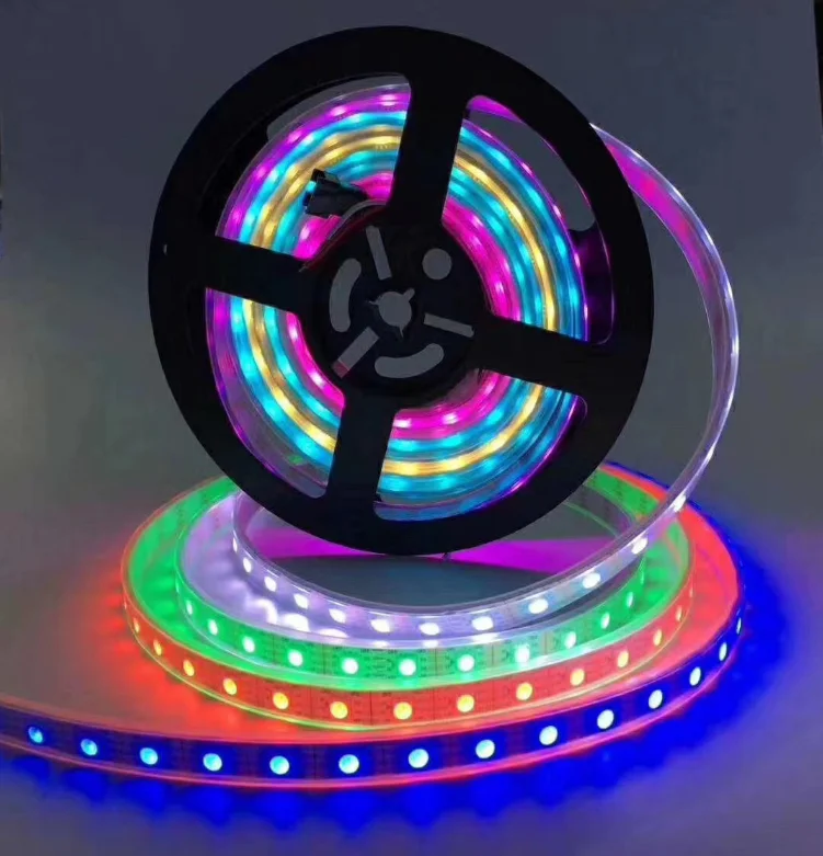 Addressable 144 Leds Programmable WS2812B WS2811 Led Flexible Strip With Black White PCB Led WS2812 Strip