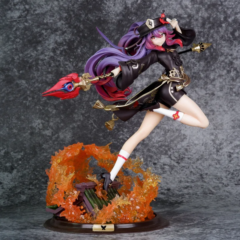 New products High Quality Games Statues model toy Genshin Impact fighting hutao Action Figures
