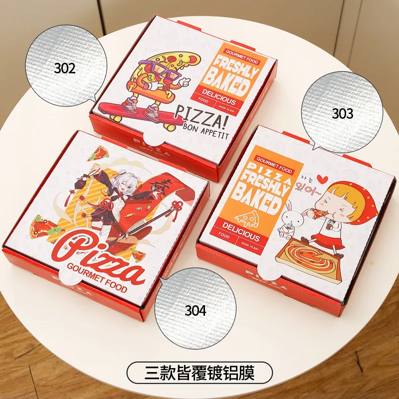 New Design Pizza Box made of Aluminum Foil Pizza Box Pizza Container