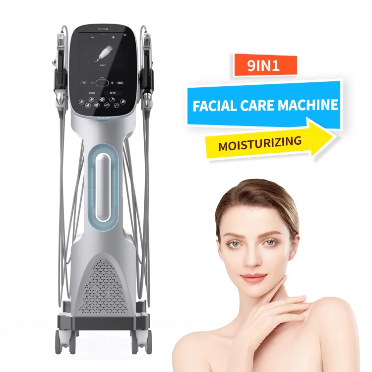 Best Price 9 In 1 Facial Machine Face Lift Moisturizing Skin Care Microdermabrasion Machine