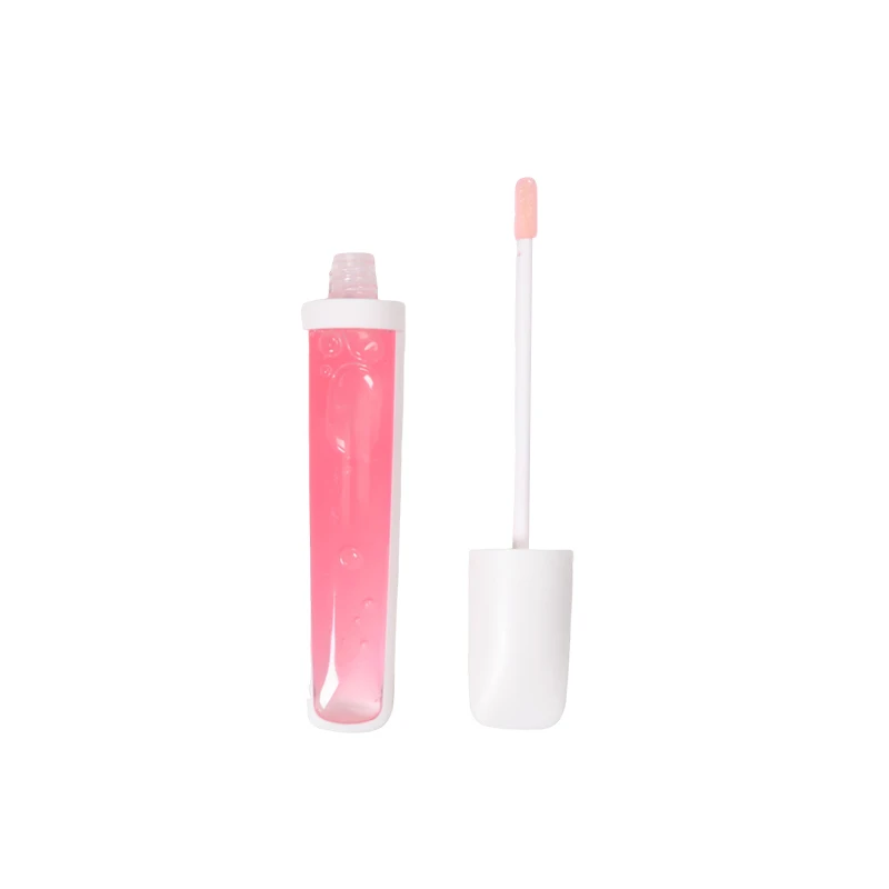 Jelly Lip Plumper Gloss Base Strawberry Lip Gloss Vendors Glossy No Logo Custom Private Label Moisturizing Fruit Lip Gloss