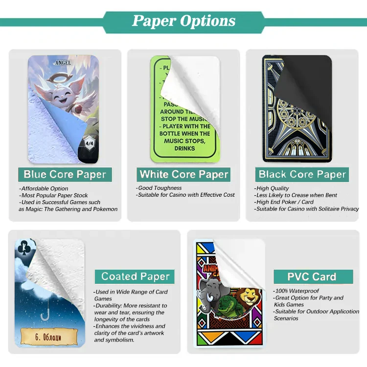 Yimi printing waterproof cards games linen deck plastic Poker Paper blank marked sublimation Playing Cards