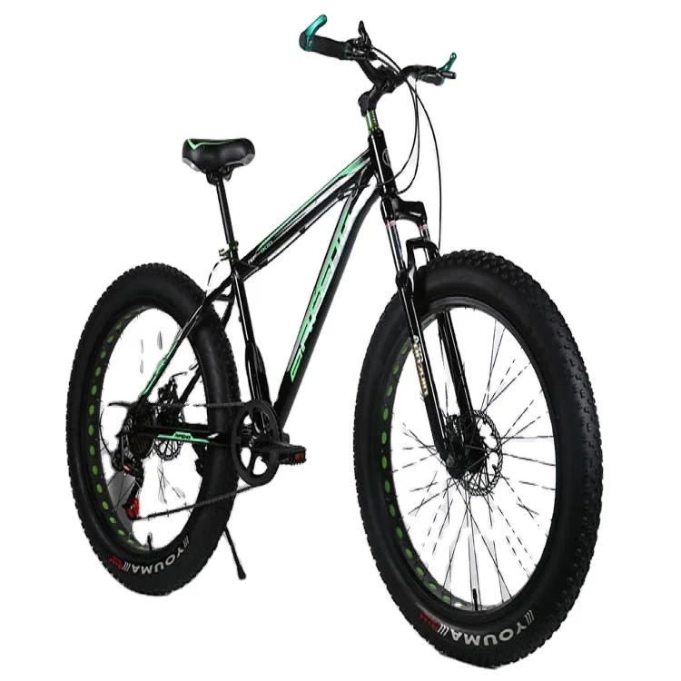 Imports Aluminum Chinese Steel Customized Logo Aluminum Alloy Off-road Comfortable Steel Frame Snow Fat Tire Bike 21 Speed 150KG