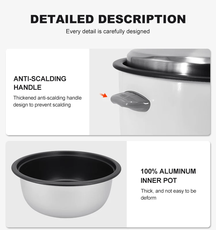 Non-stick Professional Product 8L/10L/14L/18L/23L Electric Rice Cooker Restaurant Kitchen Appliance Commercial