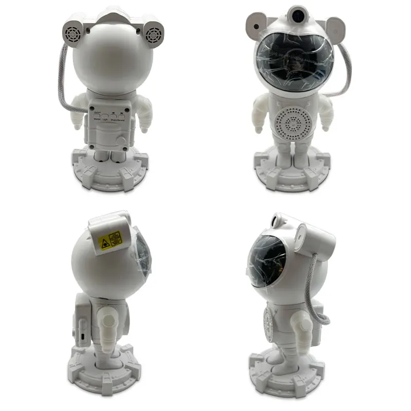 Spaceman Astronaut Projector RGB Star Night Light Projection Lamp with Bluetooth Music & Remote Control