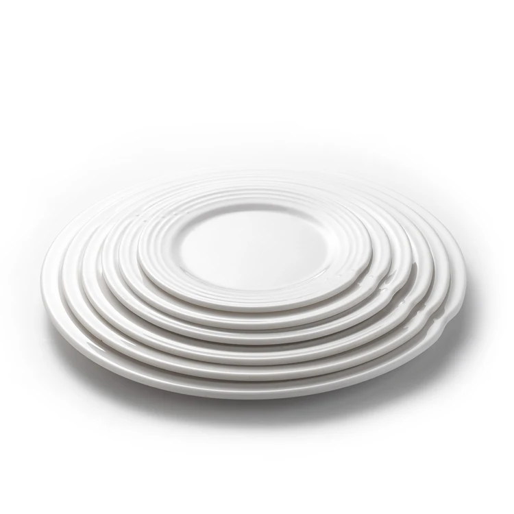 Wholesale Eco-Friendly cheap round shape melamine plates serving dishes
