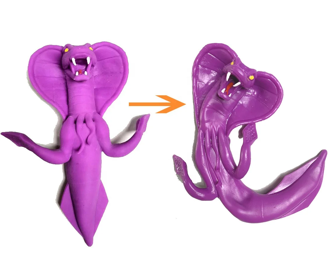 stuffed sand filled cobra squeeze tpr toys